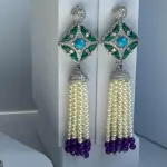 Purple Horizon Tassel Set - Exclusive Jaipurio Curates Holiday Collection